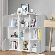 9-Cube Storage Organizer, Storage Cabinet with 4 Open Cubes