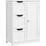 Bathroom Floor Storage Cabinet, Bathroom Freestanding Cabinet with 3 Large Drawers