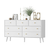 7 Drawers Dresser for Bedroom, 55'' Dressers & Chests of Drawers