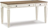 Signature Design by Ashley Realyn French Country 60" Home Office Lift Top Desk with USB Charging