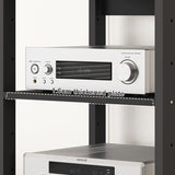 3/4/5 Tier Audio-Video Media Stand with Adjustable Shelves