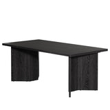 63-Inch Dining Table for 4-6 People - Modern Rectangular Kitchen Table