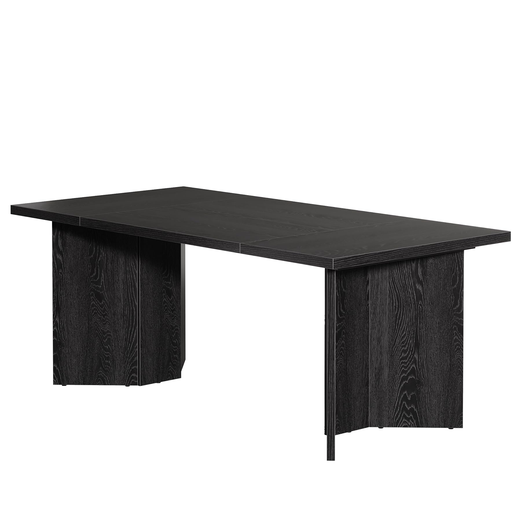 63-Inch Dining Table for 4-6 People - Modern Rectangular Kitchen Table