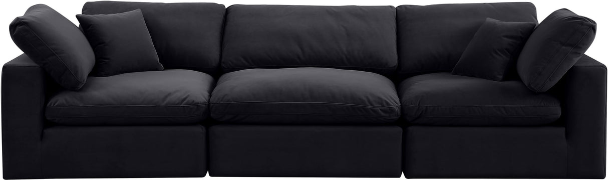 189Black-S119 Comfy Collection Modern | Contemporary Upholstered Modular Sofa