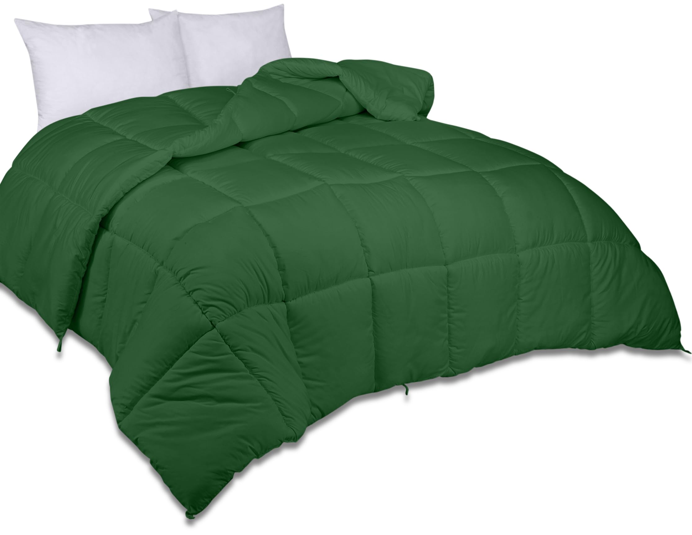 Comforter - Duvet Insert - All Season Soft Quilted Comforters with 8 Corner Tabs