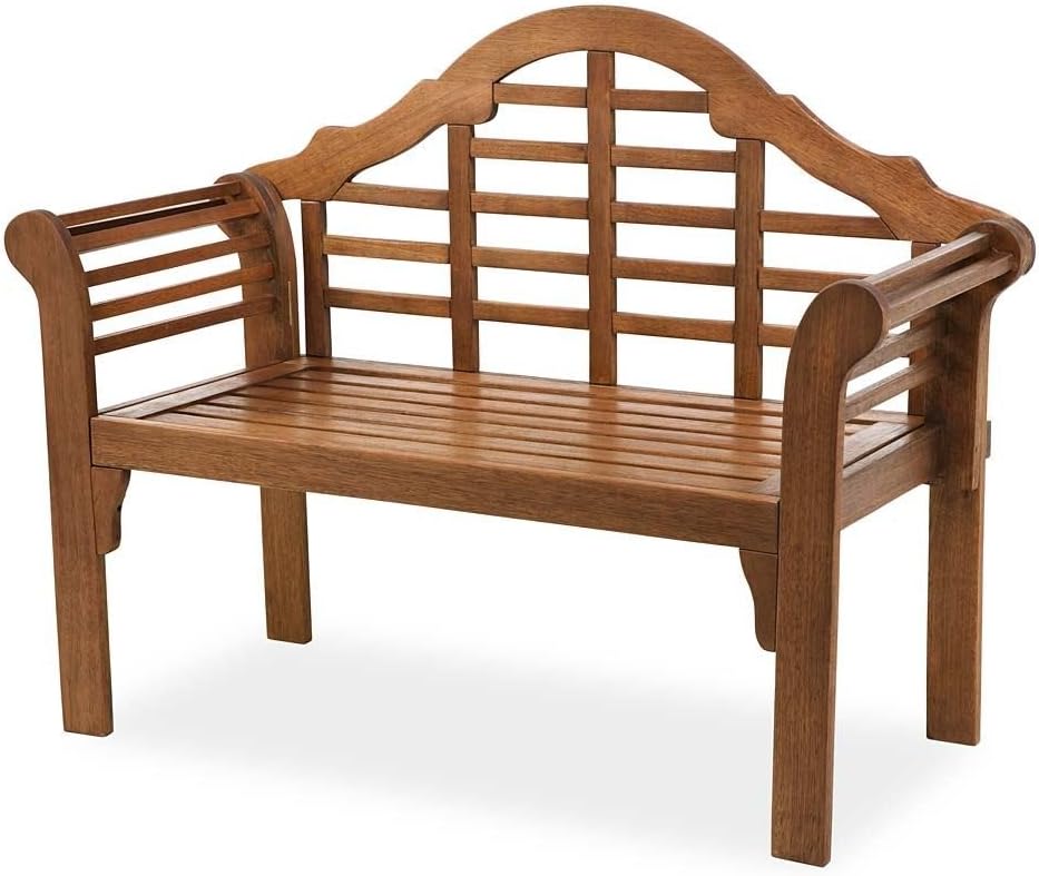 Weatherproof Lutyens Outdoor Bench | Holds Up to 400 lbs