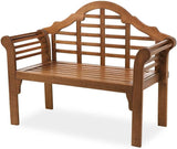 Weatherproof Lutyens Outdoor Bench | Holds Up to 400 lbs