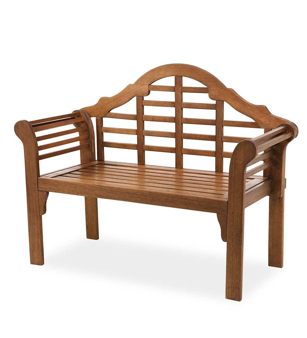 Weatherproof Lutyens Outdoor Bench | Holds Up to 400 lbs