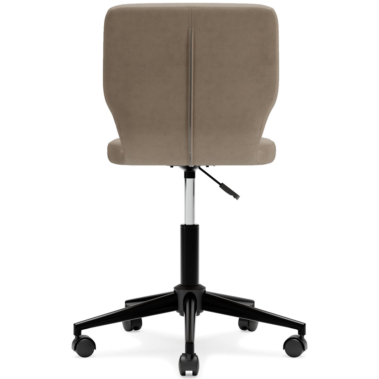 Beauenali Home Office Upholstered Swivel Desk Chair, Taupe