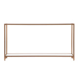 Bergen 56 inches Long Narrow Metal Console Table, Open Concept Living Space