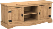 Corona 2 Door TV Cabinet with 2 Shelves