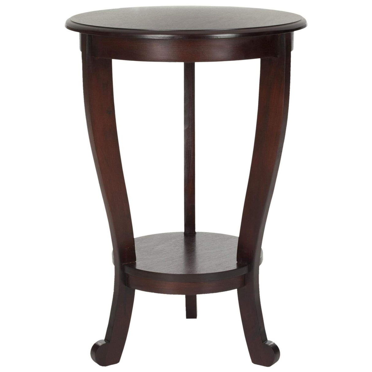 American Homes Collection Mary Vintage Grey Pedestal End Table