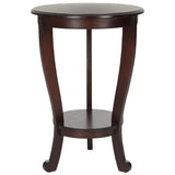 American Homes Collection Mary Vintage Grey Pedestal End Table