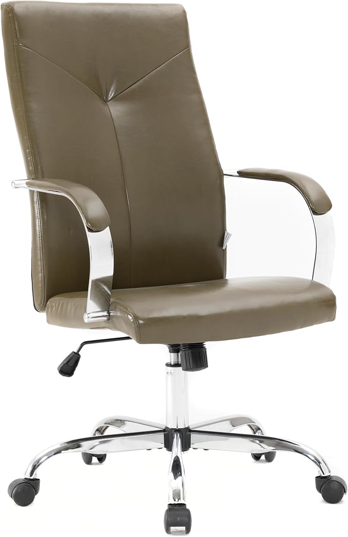 Sonora Modern High-Back Tall Adjustable Height Leather Conference Office Chair