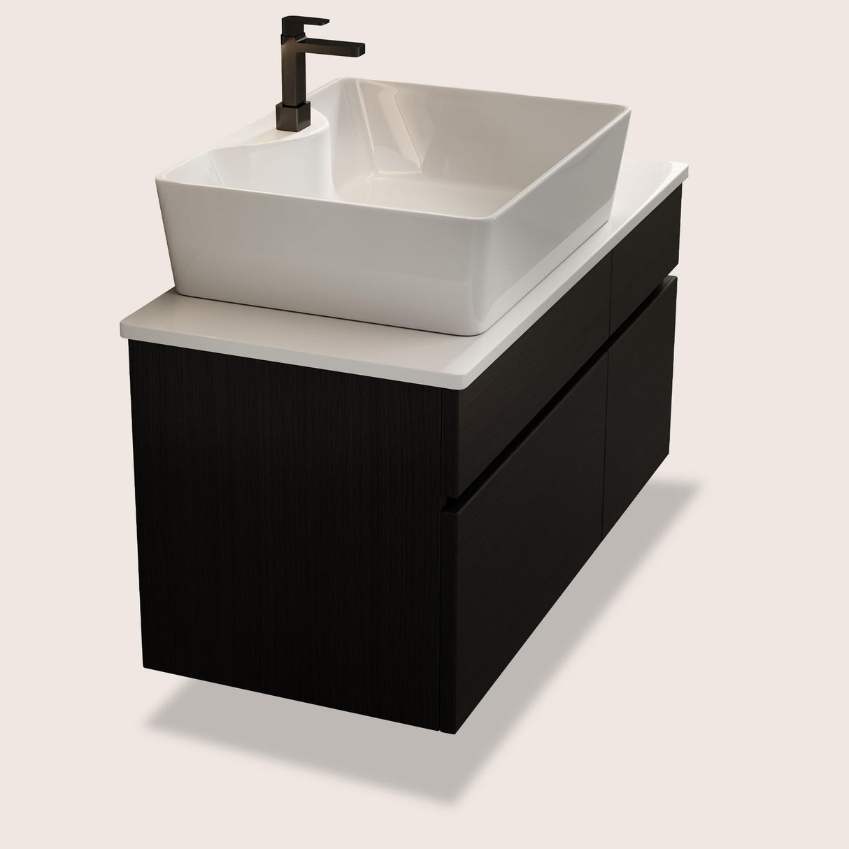 31.5 Inch Bathroom Vanity with Sink Combo, Floating Bathroom Vanity