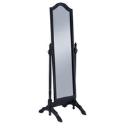 Cheval Standing Mirror with Swivel Base - Full Length Arched Top Floor Mirror