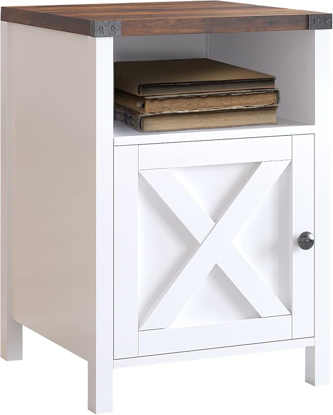Farmhouse Nightstand, End Table, End Tables