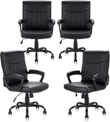 Office Computer Desk Chair Executive Mid Back Chair Comfortable Ergonomic Managerial