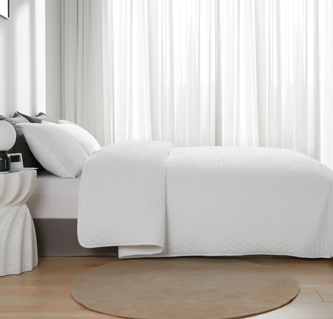 Velvet Quilt Set King Size, Lightweight Velvet Comforter King Set