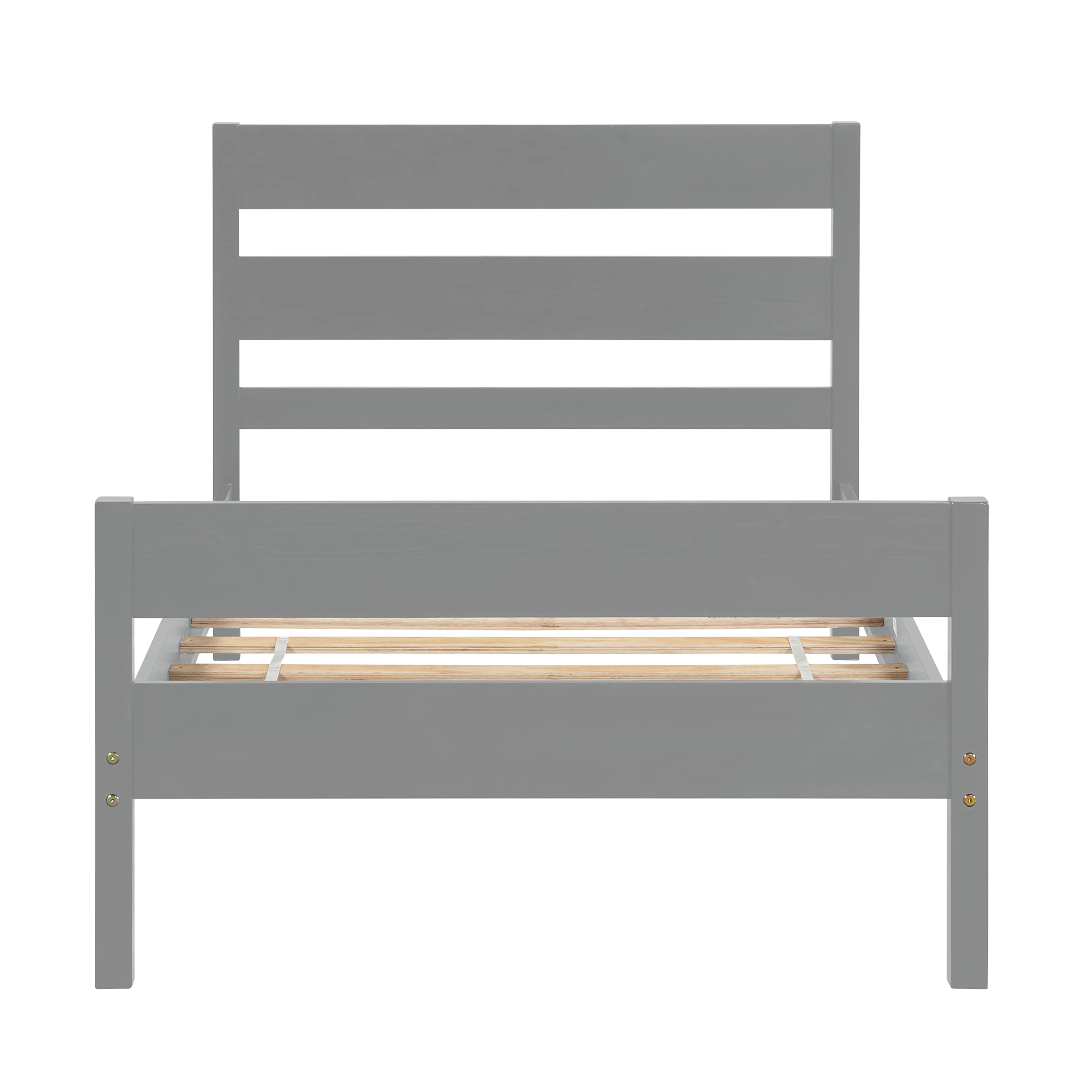 Twin Bed Frame,Wood Twin Size Platform Bed Frames