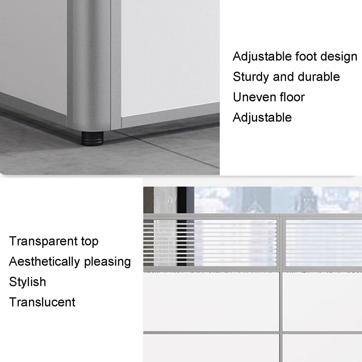 Premium Office Privacy Panel – Freestanding Partition with Acoustic Insulation