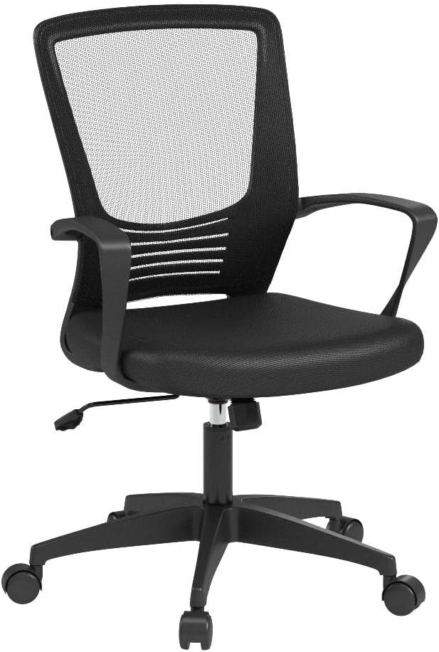 Office Chair Ergonomic Desk Chair Mesh Computer Chair Lumbar Support Modern