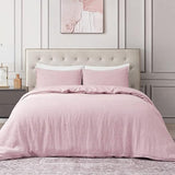 100% Linen Duvet Cover, Pure Natural French Flax Linen with 8 Corner Ties