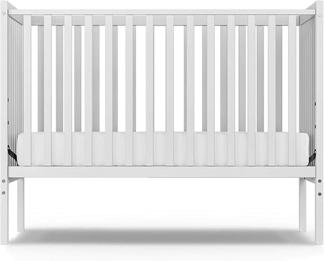 Baby Crib, 5-in-1 Full Size Convertible Toddler Bed with Sustainable Natural Pinewood for Small Baby