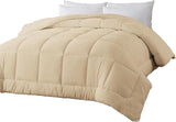 Down Alternative Comforter Twin Duvet Insert with Corner Tabs, All Season Quilted Bed Comforter Box-Stitched