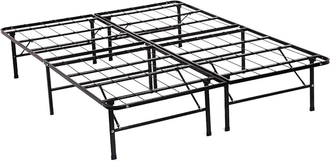 Bed Frame Queen Metal Platform Bed Frame 14 Inch High Mattress Foundation Queen