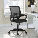 Chair Ergonomic Desk Chair Mid-Back Mesh Computer Chair with Lumbar Support Executive Task Chair