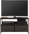 TV Stand Dresser with 2 Drawers - Television Riser Chest with Storage - Bedroom