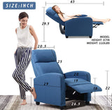 Chair for Living Room Recliner Sofa Reading Chair Winback Chair Single Sofa Home