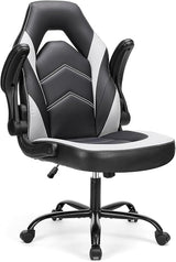 Computer Gaming Desk Chair - Pink Ergonomic Office Executive Adjustable Swivel