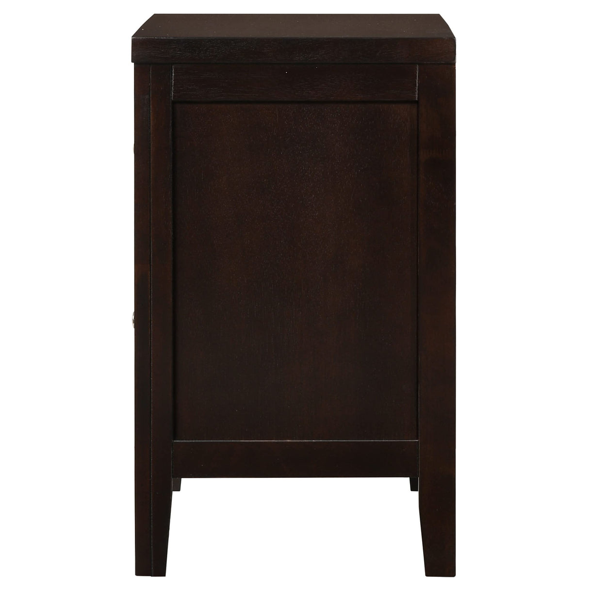 Transitional 2 Drawer Nightstand Bedroom Bedside Table Storage Drawers