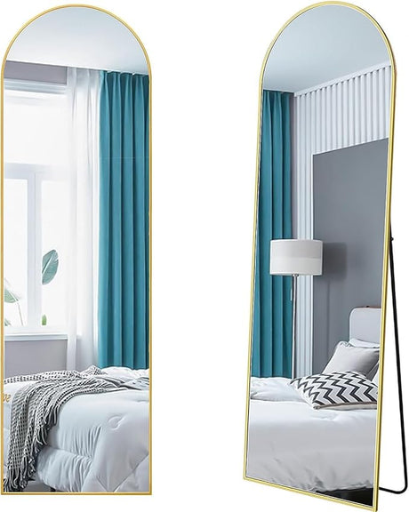 57x20 Door Hanging Full Length Mirror, Floor (Height 5.7ft just Body in1.3ft) or Wall