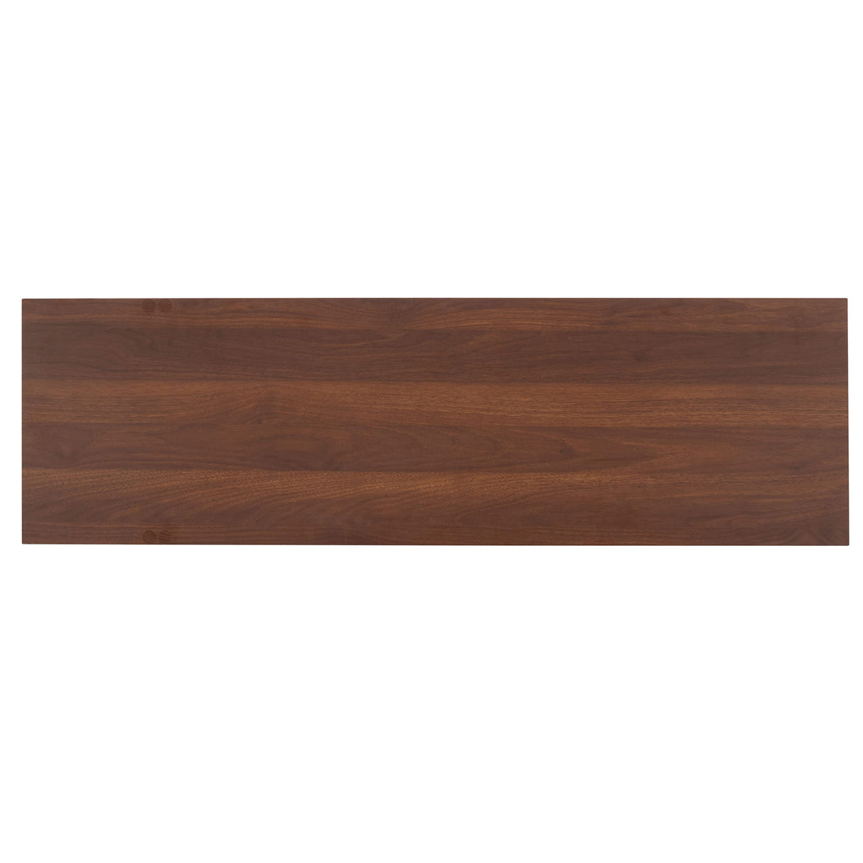 Mid-Century Modern TV Stand for 55" Flatscreen – Walnut & Black Entertainment Console