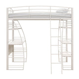 Studio Twin Loft Bed, White