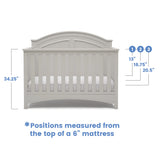 6-in-1 Convertible Crib - Greenguard Gold Certified