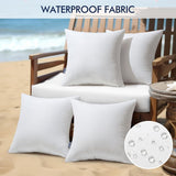 Pack of 4 20x20 Inch Outdoor Pillow Inserts Waterproof Decorative Throw Pillow Insert