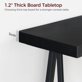 Console Table, 63" Industrial Entryway Table, Extra Long Sofa Table Behind Couch,