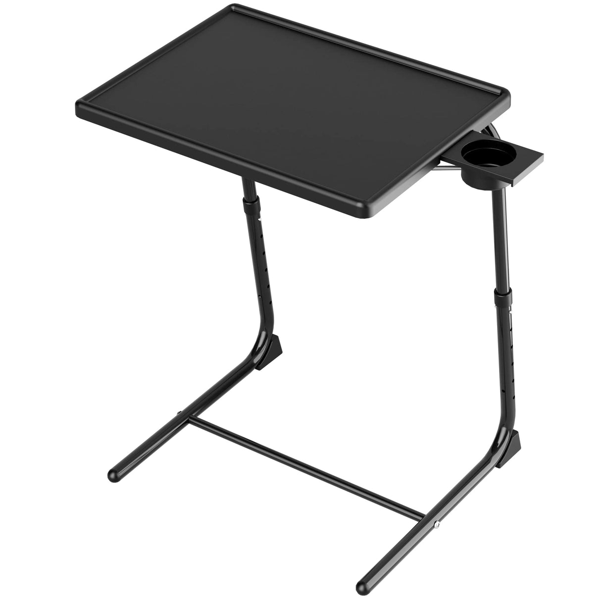 Table, Allpop TV Dinner Tray for Eating, Adjustable Folding Laptop Table