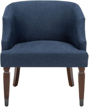 Collection Ibuki Navy/Walnut Accent Chair ACH4006B