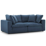 Commix Down Down Filled Overstuffed 2 Piece Sectional Sofa Set