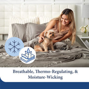 100% Rayon Derived from Bamboo Bed Sheet Set - Cooling, Breathable