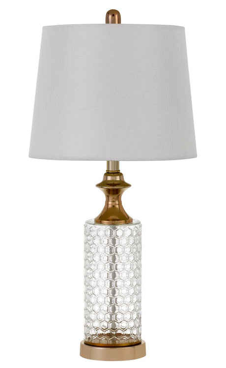 BO-2959TB-2 Transitional Two Light Table Lamp from Breda Collection in Copper Finish,