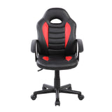 Kids Gaming and Student Racer Chair with Wheels - Red