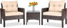 3 Piece Outdoor Patio Furniture Set for 2