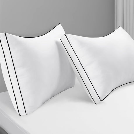 Premium Pillows Queen Size Set of 2, Fluffy and Supportive 7D Down