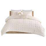 Cotton Jacquard Pom Comforter Set, Twin/Twin XL, Callie Multi